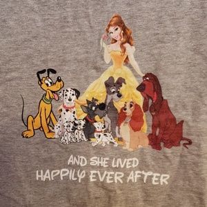 Princess Bell and Disney Dogs Tshirt